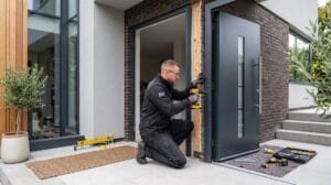 Installation de porte d’entrée en aluminium à Carqueiranne