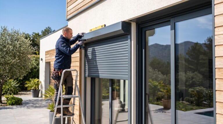 Installation de volets roulants au Luc
