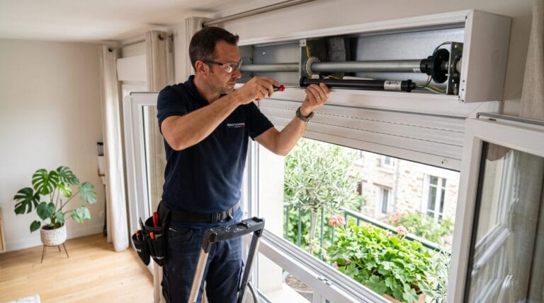 Motorisation de volets roulants existants au Beausset